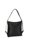 MARCO TOZZI Sac à main pour femme 2-2-61011-27, Black Ant.comb, Taille unique