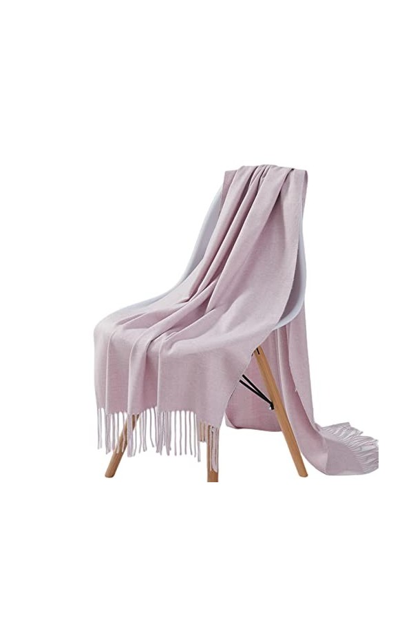 TOBILE Écharpes pour femme imitation pashmina belle écharpe dhiver chaude petit châle à carreaux pour femme long moucheté de