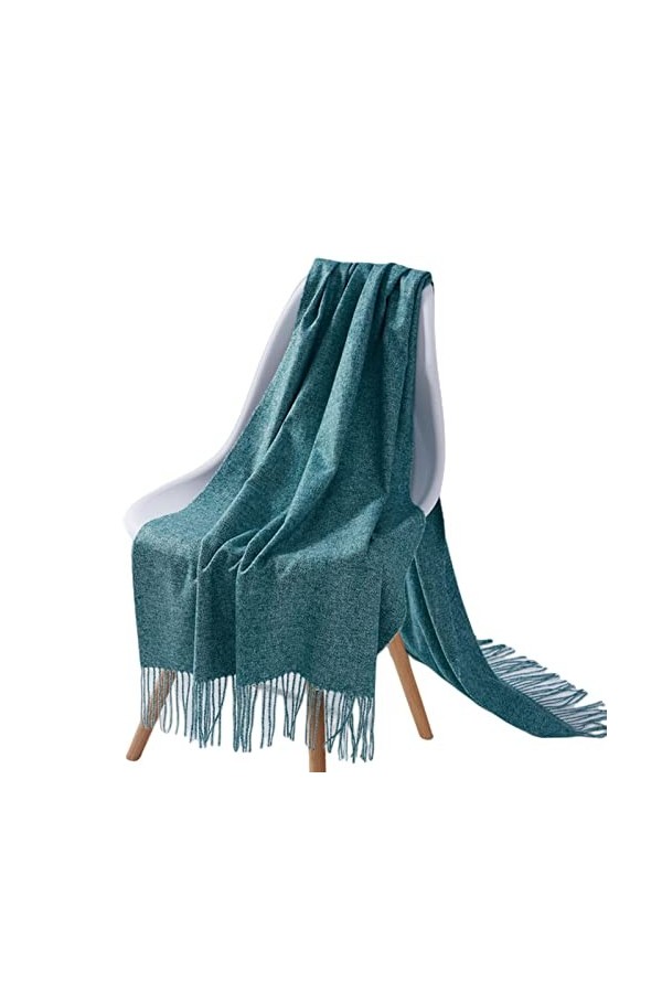 TOBILE Écharpes pour femme imitation pashmina belle écharpe dhiver chaude petit châle à carreaux pour femme long moucheté de