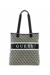 GUESS Sac à main fourre-tout logo noir, noir