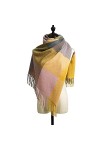 Automne Hiver Doux Élégant Femelle Cachemire Pashmina Foulards Longs Épais Couverture Châle Châle Wraps Wraps Color : 140, S