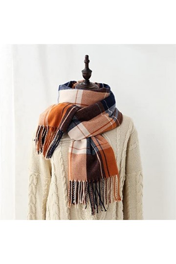 Foulard Femme Cheveux Echarpe Soie Gland Écharpe Femmes Nouveau Extérieur Épaississement Chaud Écharpe Dames Écharpe À Carrea