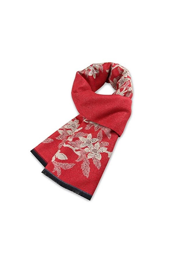 RILOOP Écharpe chaude dhiver pour femme - Écharpe dextérieur en imitation cachemire couleur : 2, taille : 30 cm x 180 cm 