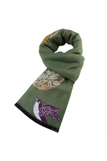 RILOOP Écharpe chaude dhiver pour femme de style ethnique vintage couleur : 1, taille : 30 cm x 180 cm 