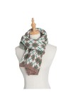LuisFranklin Foulard Echarpe Femme Soie Cheveux Dames Écharpe De Noël De Mode De Noël Écharpe Tricotée Mignonne Écharpe Festi