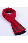 GCC Foulard Réversible Imprimé Chaud Hiver,Écharpe De Couverture Sauvage Super Douce Foulard Dâge Moyen Et âgé avec Pompon C
