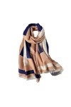KAYNO Hiver Écharpe Mode Épais Hiver Chaud Écharpe Femmes Cachemire Wraps Foulards De Luxe Double Face Couverture Foulards Lo
