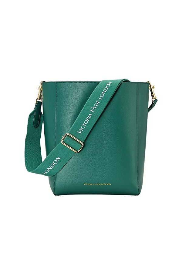 VICTORIA HYDE Sac à main pour femme en cuir PU véritable Grande capacité Sac à bandoulière pour femme pour le shopping et le 