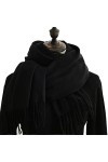 Ryakos éCharpe De Mode Echarpe Foulard Femme Écharpes Dhiver Imitation Cachemire Sentence Pashmina Châle Enveloppe Soft Couv