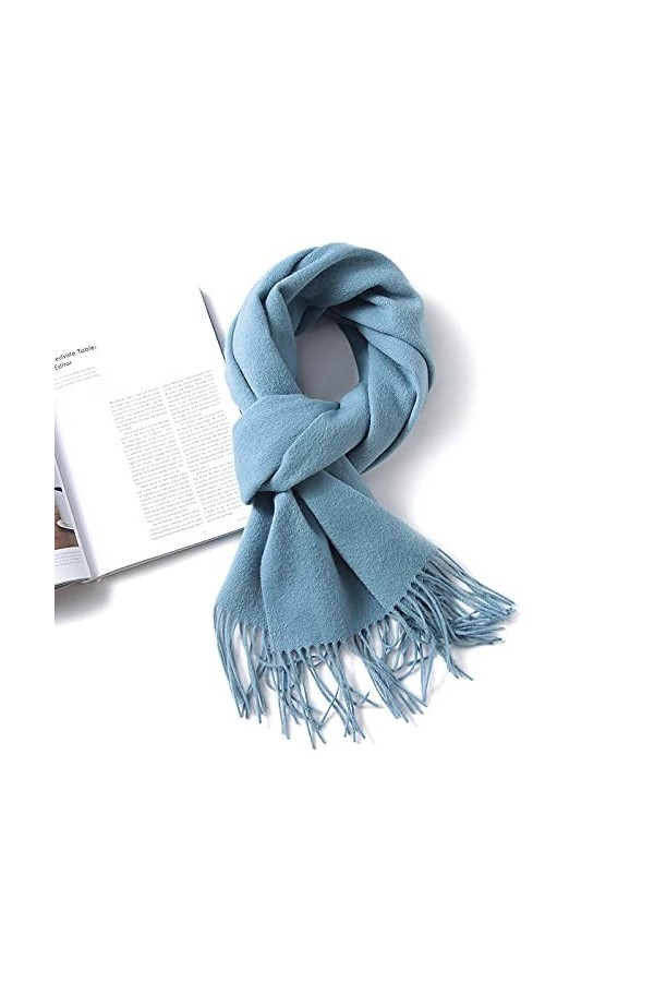 Foulard Echarpe Scarf Scarves Écharpe Femme Bavoir Velours Couleur Pure Châle Double Usage Ultra-Longue Épaisse Dames Écharpe