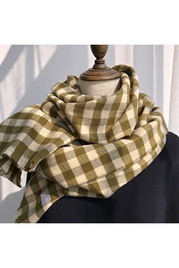 Foulard Femme Cheveux Echarpe Soie Nouveau Bandana Écharpe Femmes Chaud Tricot Écharpe Longue Plaid Châle Mode Femmes Doux Wr