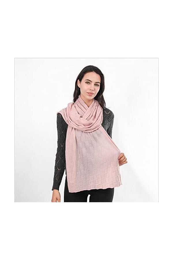 Foulard Femme Soie Cheveux pour De Hiver en Echarpe Écharpe Femmes Écharpe Chaude Femmes Écharpe Wrap Épais Doux Frange Châle