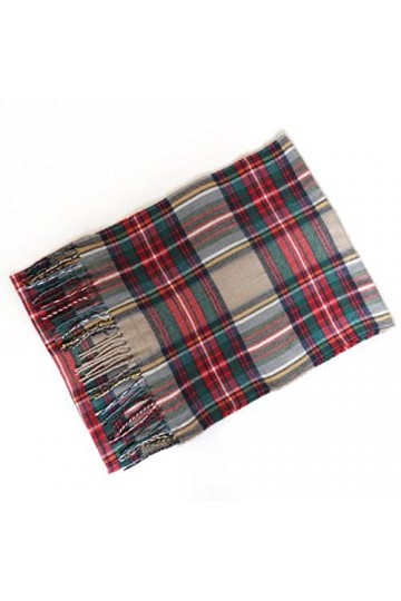 Foulard Femme Cheveux Echarpe Soie Écharpes Thermiques À Carreaux Châles Et Enveloppes pour Femmes Taille Unique 34