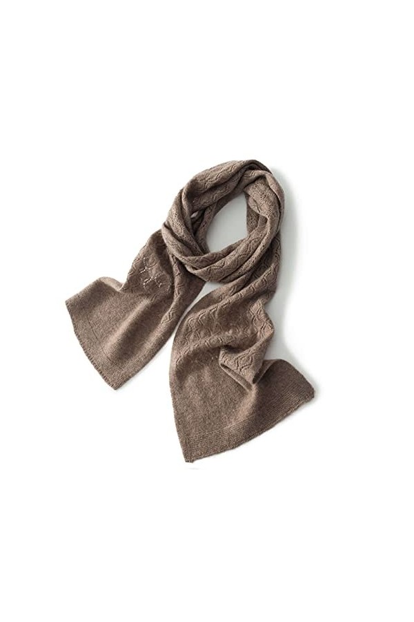 Echarpe Femme Hiver, Cachemire Tricot Foulard Chaud Automne Et Hiver éCharpe pour Le Froid Noël Nouvel An-le noir-20