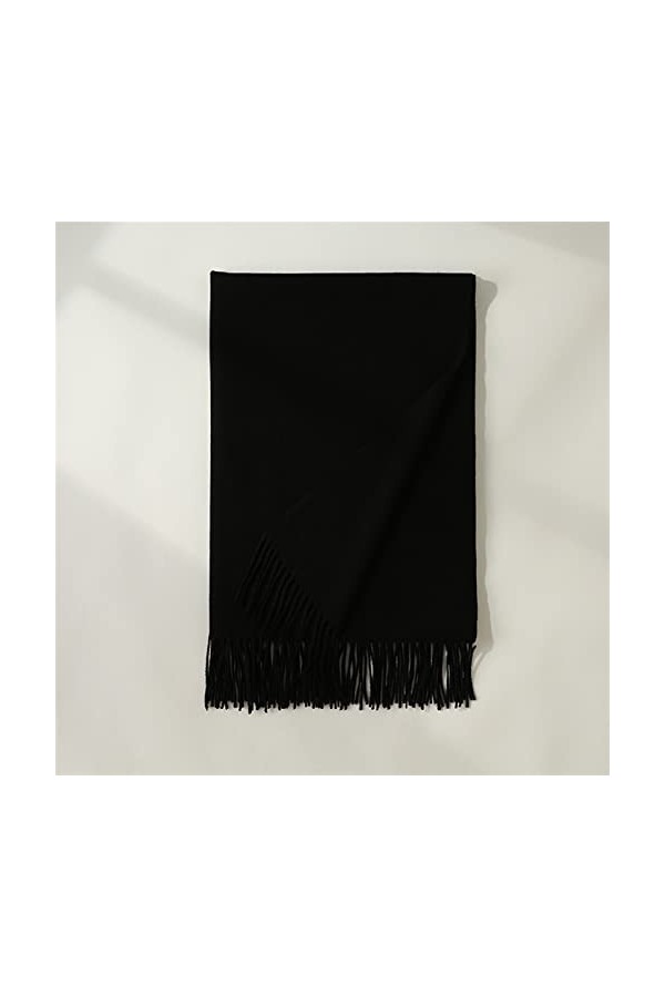 Écharpe De Cachemire De Cachemire Dautomne Et Dhiver Color : Purple Velvet, Size : 180-70cm 