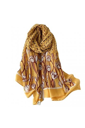 Écharpe de Noël Hiver Femmes Écharpe Imprimer Coton Hijabs Écharpes pour Châles Wraps Pashmina Écharpes de Cou Dames Écharpes