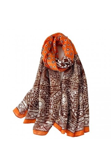 Écharpe de Noël Hiver Femmes Écharpe Imprimer Coton Hijabs Écharpes pour Châles Wraps Pashmina Écharpes de Cou Dames Écharpes