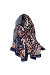 Écharpe de Noël Hiver Femmes Écharpe Imprimer Coton Hijabs Écharpes pour Châles Wraps Pashmina Écharpes de Cou Dames Écharpes
