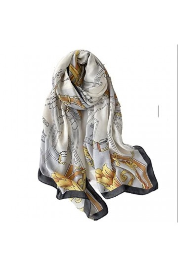 Écharpe de Noël Hiver Femmes Écharpe Imprimer Coton Hijabs Écharpes pour Châles Wraps Pashmina Écharpes de Cou Dames Écharpes