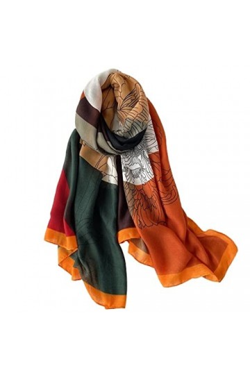 Écharpe de Noël Hiver Femmes Écharpe Imprimer Coton Hijabs Foulards pour Châles Wraps Pashmina Écharpes de Cou Dames Écharpes