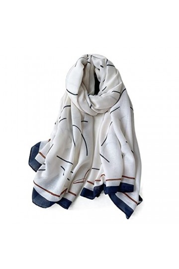 Écharpe de Noël Hiver Femmes Écharpe Imprimer Coton Hijabs Écharpes pour Châles Wraps Pashmina Écharpes de Cou Dames Écharpes