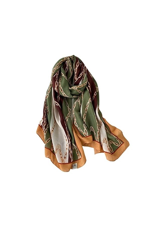 Écharpe de Noël Hiver Femmes Écharpe Imprimer Coton Hijabs Écharpes pour Châles Wraps Pashmina Écharpes de Cou Dames Écharpes