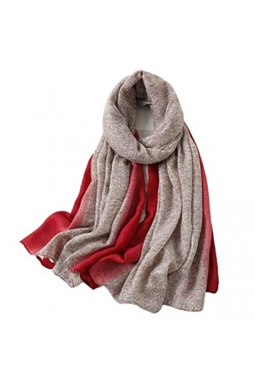Écharpe de Noël Hiver Femmes Écharpe Imprimer Coton Hijabs Foulards pour Châles Wraps Pashmina Écharpes de Cou Dames Écharpes