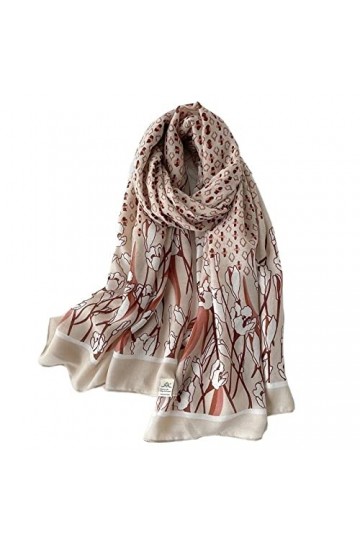 Écharpe de Noël Hiver Femmes Écharpe Imprimer Coton Hijabs Écharpes pour Châles Wraps Pashmina Écharpes de Cou Dames Écharpes