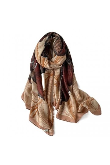 Écharpe de Noël Hiver Femmes Écharpe Imprimer Coton Hijabs Foulards pour Châles Wraps Pashmina Écharpes de Cou Dames Écharpes