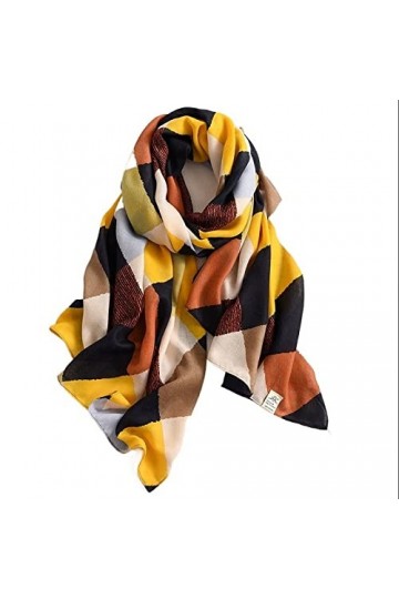 Écharpe de Noël Hiver Femmes Écharpe Imprimer Coton Hijabs Écharpes pour Châles Wraps Pashmina Écharpes de Cou Dames Écharpes