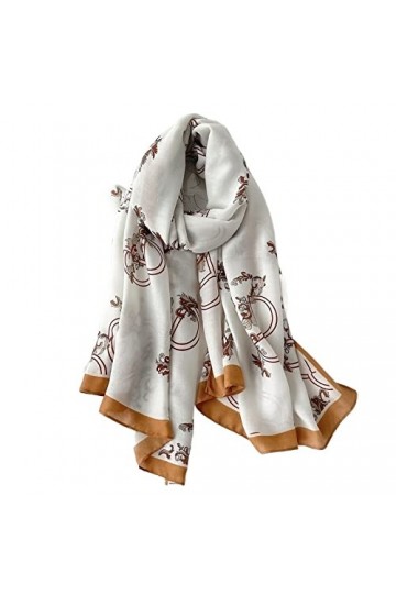 Écharpe de Noël Hiver Femmes Écharpe Imprimer Coton Hijabs Écharpes pour Châles Wraps Pashmina Écharpes de Cou Dames Écharpes