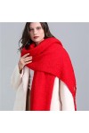 Foulard Femme Cheveux Echarpe Soie Écharpe Femmes Chaud Solide Couleur Femmes Écharpe Wrap Épais Doux Gland Châle Long Châle 