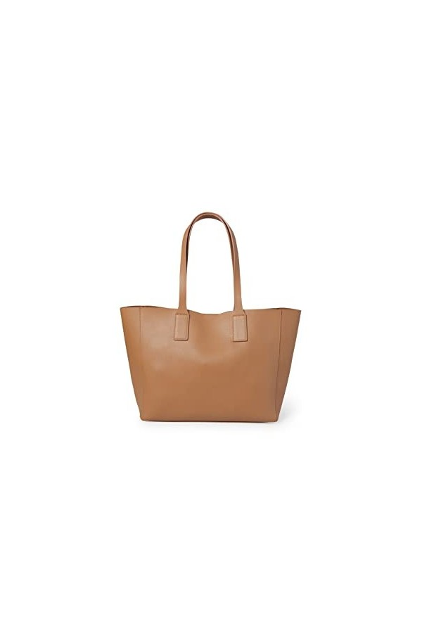 C&A Sac shopping pour femme Uni, marron clair, Taille unique