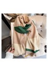 Srfghjs écharpe Écarrement épais Hiver Hiver écharpe écharpe Hijab Femme imprimé Couverture châle Wall Foulard Femme Pashmina