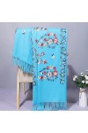 LiFBeauTiFul Épais Imitation Cachemire châles Pashmina Grande Taille écharpe Femmes Chal Mujer Bufanda Silencieux Broderie ma