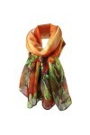 AAOTE Women Printing Long Soft Paris Yarn Scarf Wrap Shawl Stole Pashmina Scarves Men Desert Scarf