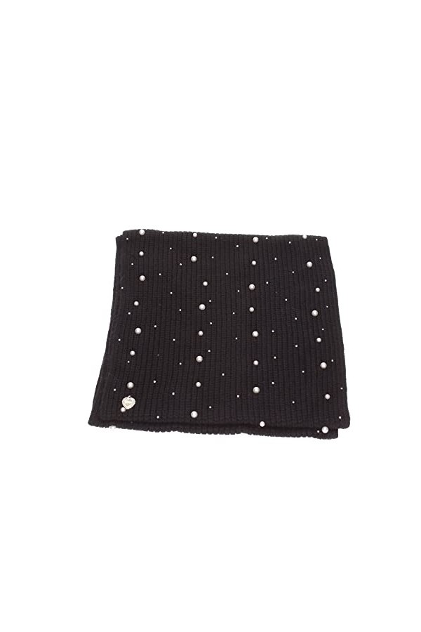 GUESS Écharpe tube en laine à perles jeans - Femme