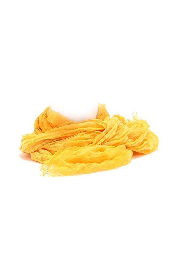 HAVANA & CO. 7763S sciarpa donna giallo pashmina scarf woman [TAGLIA UNICA ]