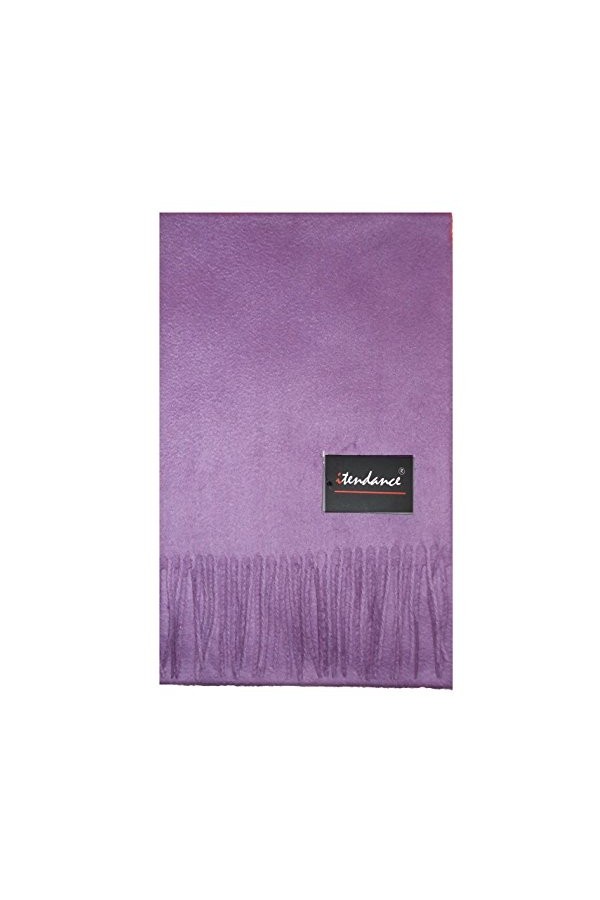 itendance Écharpe 100% cachemire noire