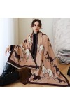 XKUN Écharpe Femme Écharpe Cachemire Châles dhiver Wraps pour Femmes Chauds Pashmina Dame Foulards Doux Féminin Mode Épais F