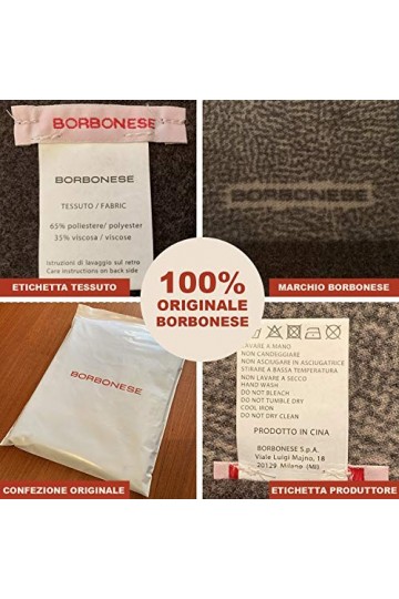 Borbonese Grand écharpe pour femme dhiver 70 x 180 cm , écharpe pour femme, écharpe et écharpe pour femme, pour lhiver, éc