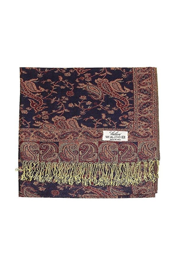 Falari Womens Woven Paisley Pashmina Shawl Wrap Scarf 80" x 27"