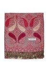 Falari Womens Woven Paisley Pashmina Shawl Wrap Scarf 80" x 27"