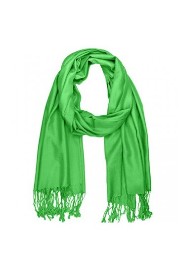 Falari Womens Soft Solid Color Pashmina Shawl Wrap Scarf 80" X 27"