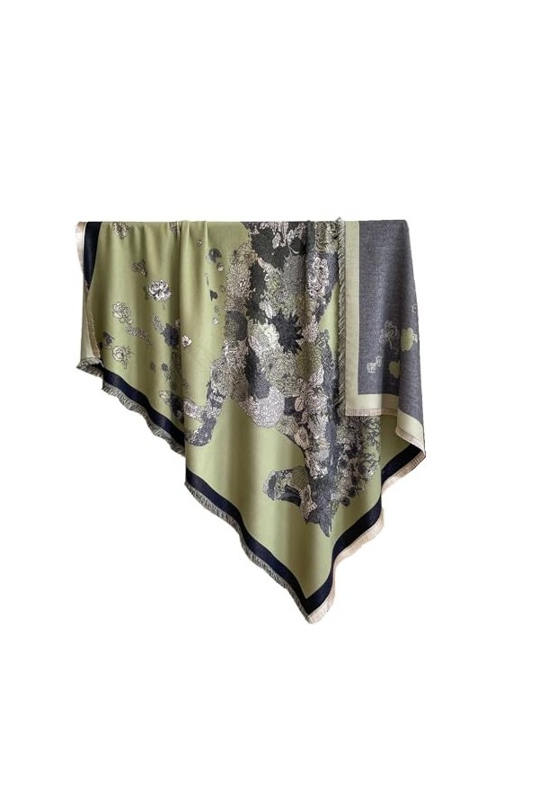 1pcs / Épaisseur Hiver chaud couverture Cape châle PASHMINA imprimé Cachemire Foulard Femme 1pcs 4 ,130x130cm 