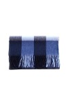 Femmes Laine Châle Plaid Longue Écharpe Hiver Gland Décontracté Bandana Chaud Pashmina Cadeau Pour Dames Blue
