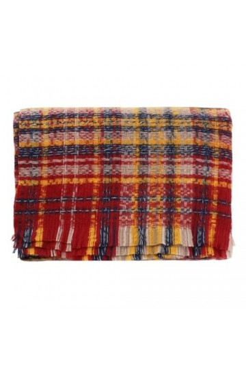 SYT-MD Echarpe Femme, Écharpe en cachemire dhiver for femmes, Design chaud, châle à carreaux, épais tricoté, Pashmina, couve