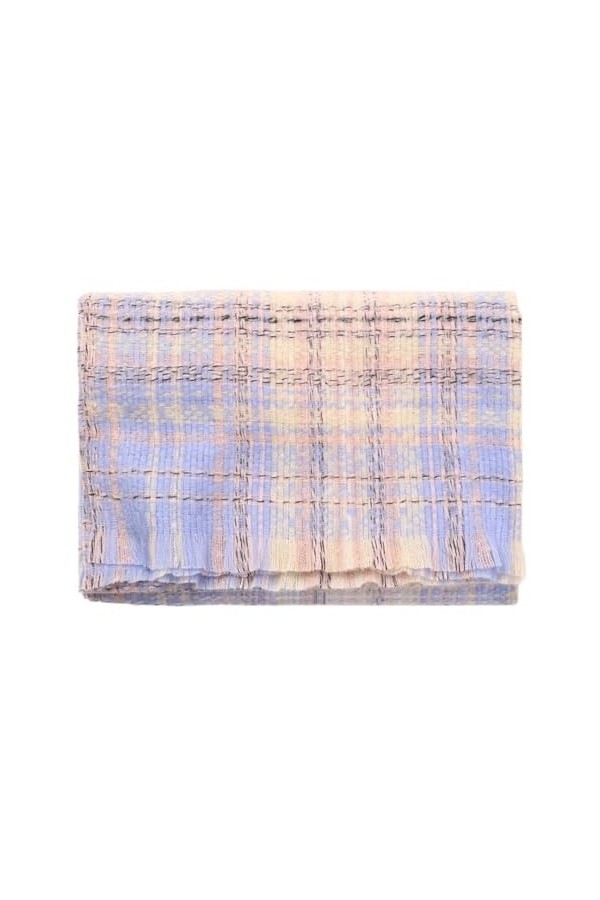 SYT-MD Echarpe Femme, Écharpe en cachemire dhiver for femmes, Design chaud, châle à carreaux, épais tricoté, Pashmina, couve