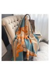 AGOUNOD Écharpe Écharpe dhiver Femmes Cashmere Châles Châles Enroules Horse Imprimé Pashmina Chaud Epais Foulard Couverture 
