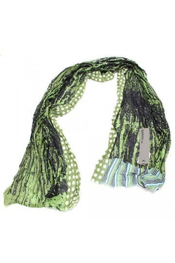 HAVANA & CO. 7728S sciarpa donna verde multicolor pashmina scarf woman [TAGLIA UNICA]